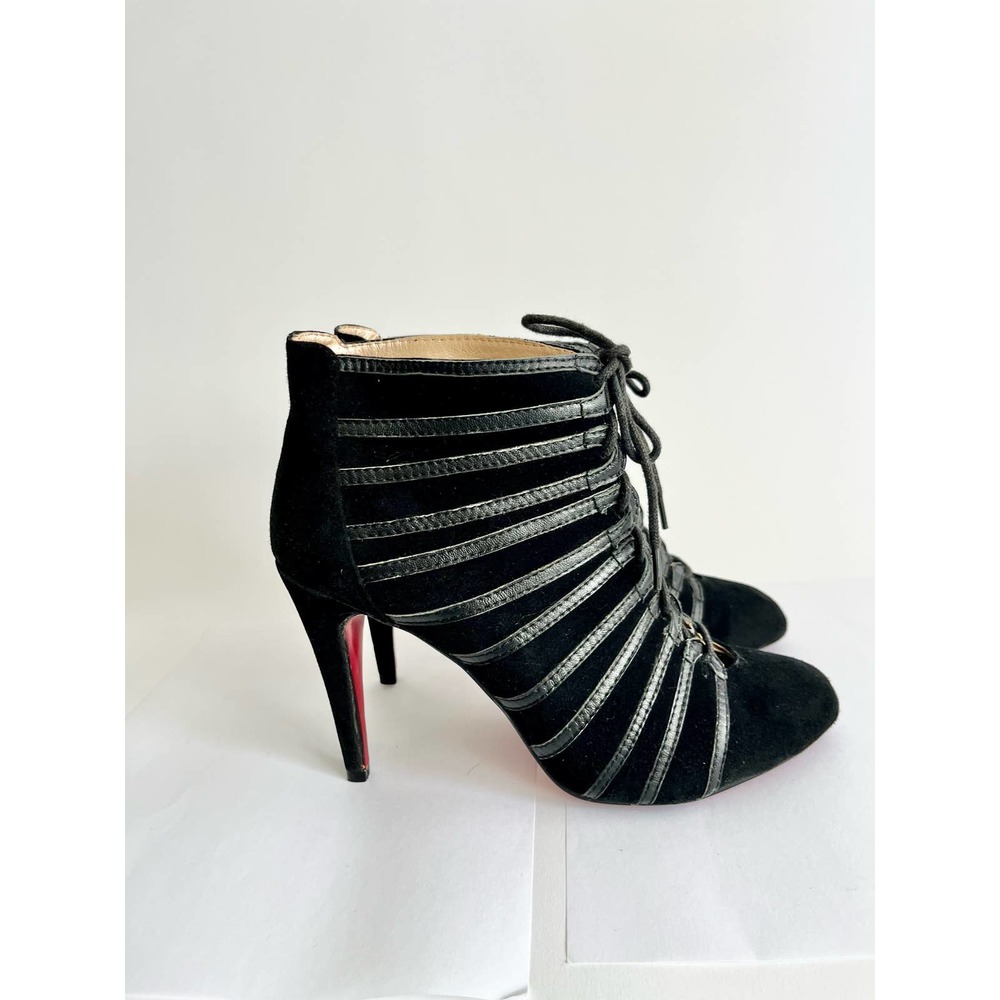 CHRISTIAN LOUBOUTIN STYLE  INVERNESS ANKLE BOOTS